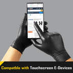 COOLJOB 5 Mil Disposable Nitrile Gloves, Heavy Duty Gloves for Household Cleaning, Cooking, Food Safe & Powder Free, 1000 Count Xlarge