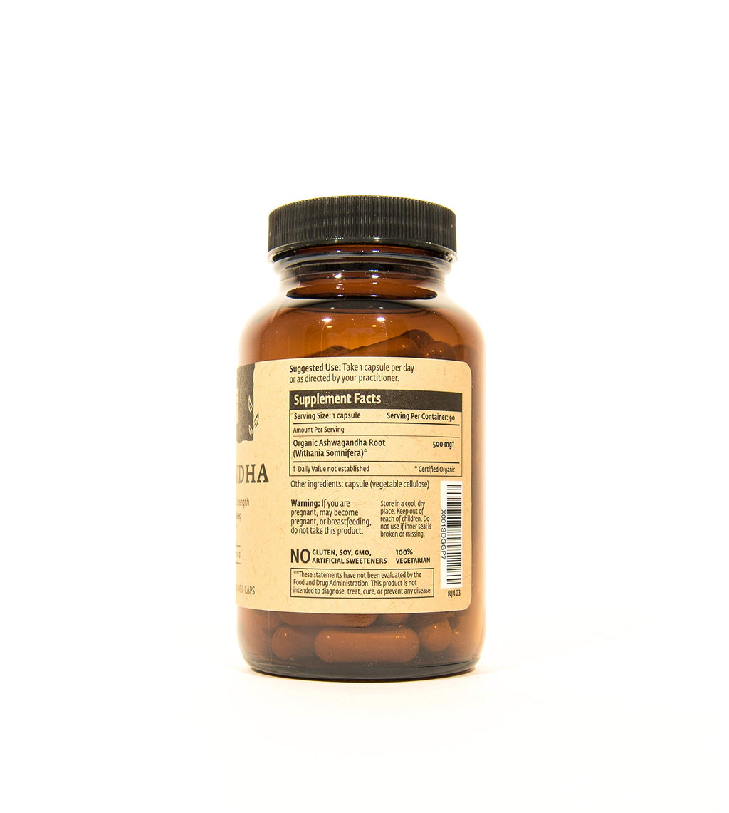 ISHA Ashwagandha Supplements - Natural Herbal Supplement, 500 mg ea (90 Veg caps)