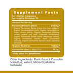 Premier Research Labs Probiotic Fermented Greens - Super Greens Supplement, Superfood Blend, Organic Vitamins with Probiotic - Daily Greens with Spinach, Chlorella, & More - 150 Powder Filled Capsules