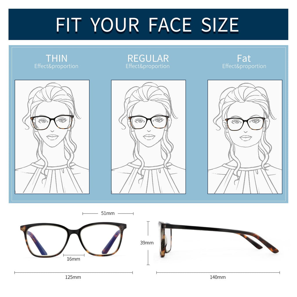 BLUEMOKY Blue Light Reading Glasses for Women 3 Pack Fashion Cat Eye Computer Glasses Bluelight Blocking Reader 1.25