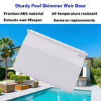 LRWZOV SPX1082K Pool Skimmer Weir Door Replacement for Hayward SP1082 SP1083 SP1084 SP1085 SP1086 Skimmers 2 Pack