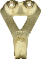 OOK 50674 Professional Picture Hangers, Reusable Art Hooks, Padded, Brass, 50lbs (10 Set) Gold