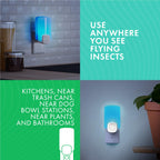 STEM Insect Light Trap Refill Cartridges, Indoor Fruit Fly Trap, Insecticide-Free Pest Control for Home, Attracts and Traps Flying Insects, Official STEM Refills - 3 Count