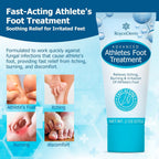 Roycederm Extra Strength Athletes Foot Treatment Cream, Powerful Relief for Itching and Burning, Suitable for Men and Women