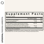 Codeage Liposomal Fadogia Agrestis 600mg, Zinc, Vitamin D3, 60 Capsules