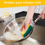 Silicone Sink Edge Protectors - Multifunction Accessories, Splash Guard & Draining Mat for Kitchen, Bathroom Sink, Steel, Granite, Quartz Countertops (Black, 4 * 14in)