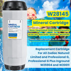 Replacement For Nature2 G45 Mineral Cartridge W28145 N2CG45 W26745 for All Zodiac Limited & Professional G or Pro G Plus Vessel Inground Swimming Pool System W25904 & W20011 Pools Up To 45,000 Gallons