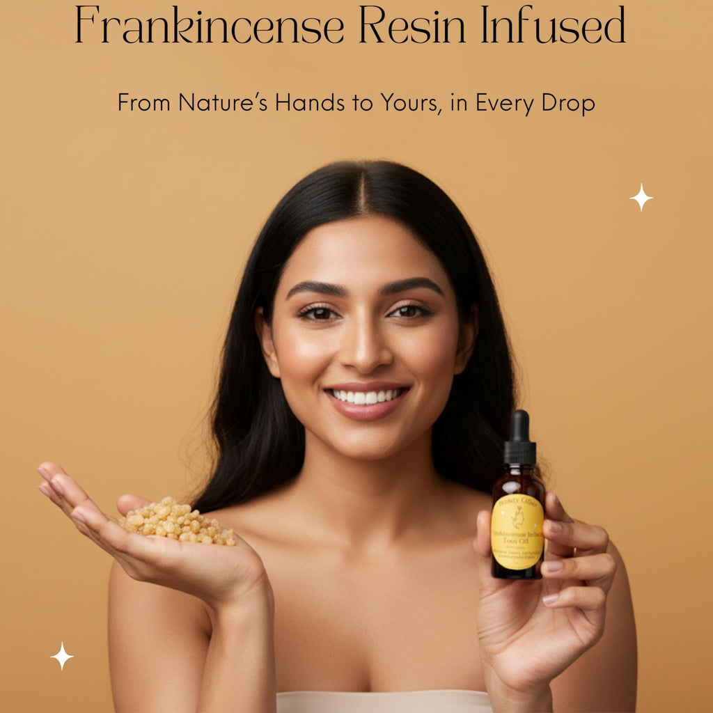 Frankincense Resin Infused Organic Black Seed, Castor & Jojoba Oils for Face Anti-Aging Miracle Facial Moisturizer Cold Pressed Serum Natural Skincare Hydrates Skin Moisturizing Beauty Glow 1 Fl Oz