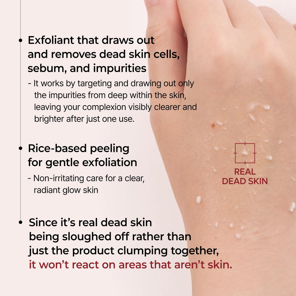 Dr.Melaxin Peel Shot Glow Black Rice Peeling Ampoule 80ml, Dead Skin Gentle Exfoliating Ampoule with Rice Water Extract, AHA BHA, Niacinamide, Daily Skin Texture Care, All Skin Types, Korean Skincare