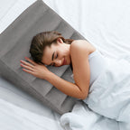 USHMA Inflatable Wedge Pillow for Sleeping, Portable Travel Wedge Pillow for Sitting in Bed, Inflatable Wedge Pillows for Travel, Blow Up Under Knee Pillow