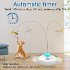 Oxawo Interactive Cat Toys Indoor Cats Toy Automatic Moving Feather Wand