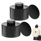 154712 Filter Drain Cap Replacement, Sand Filter Drain Plug for Pentair Sand Dollar Top Mount Pool, Pentair Meteor, Cristal-Flo Ii Pool & Spa Aboveground Sand Filter Drain Cap (2 Pack)
