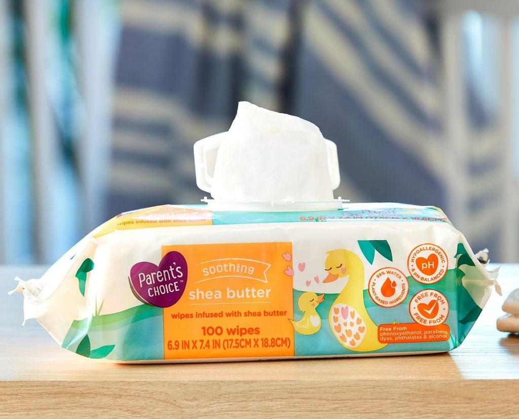 Shea Butter Baby Wipes, 900 Count - Free From Phenoxyethanol, Parabens, Phthalates, And Alcohol - Enriched With Soothing Shea Butter - Ultra Soft - Gentle On Skin - Hypoallergenic And pH Balanced