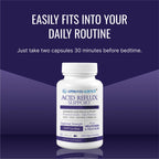 Approved Science® Acid Reflux Support - with Melatonin, Marshmallow Root, L-Taurine - 60 Capsules - Vegan