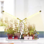 bseah Grow Light Plant Lights for Indoor Plants, Full Spectrum Led Growing Lamp with 3/9/12H Timer, Auto ON & Off, 10 Dimmable Lightness Clip-On Desk