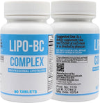 Lipo BC, Lipo B-Complex 90 Tablets. New Label with Best by Date, Same Formula.