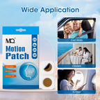 MQ Motion Sickness Patch,20 Count,Non Drowsy Sea Sickness Patches Behind Ear for Cruise Ship Travel, Waterproof Car Sick Patches Fast Acting & Long Last 72H