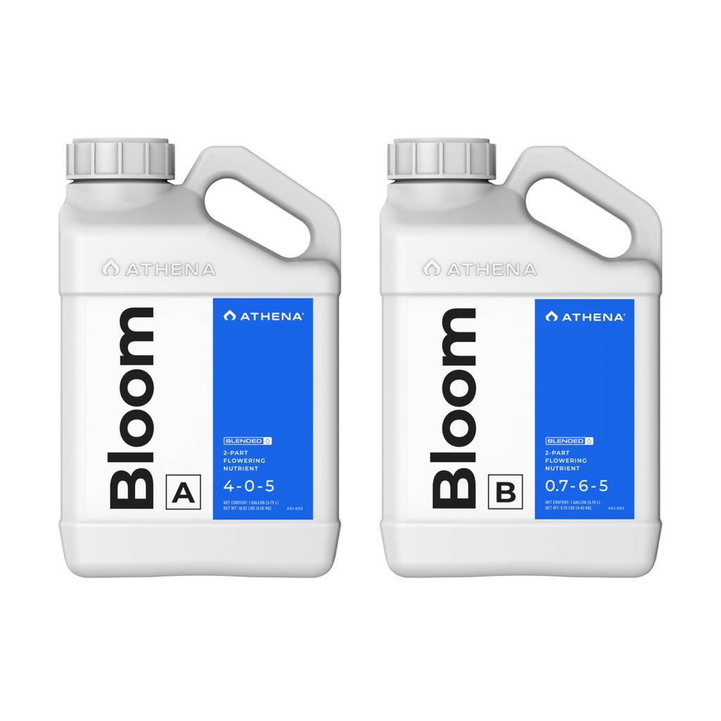 Athena Blended Bloom A&B 2-Part Fertilizer 1 Gallon NPK A 4-0-5 | B 0.7-6-5