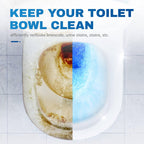 Vacplus Toilet Bowl Cleaners - 3 Pack, Automatic Long-Lasting Toilet Cleaner Bottles, Easy-to-Use & Powerful Cleaning