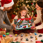 JOICEE 2026 Christmas Advent Calendar with Mini 3D Printed Animals Toys