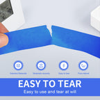 JayJayup Painters Tape 2 Inch Wide, 8 Pack Blue Masking Tape for General Purpose Use, 2 Inches x 55 Yards x 8 Rolls, 440 Yards in Total