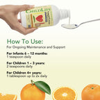 ChildLife Essentials Liquid Calcium Supplement for Kids - Baby Calcium with Magnesium, Zinc, and Vitamin D3 - Orange Flavor, 16 fl oz (6 Pack)