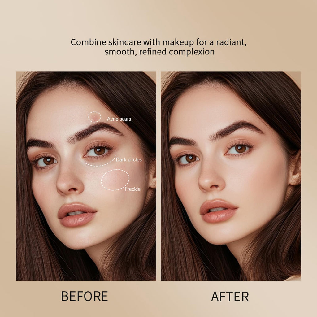 Beauty Balm Serum Enriched Skin Tint Stick – Face Tint Balm Foundation with Serum Benefits, Buildable Hydrating Coverage, Moisturizing Concealer Stick for Glowing Skin & Flawless Finish (3#, 1)