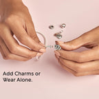 PANDORA Moments Snake Chain Bracelet - Hand-Finished Charm Bracelet - Jewelry for Her with Gift Box - Compatible Moments Charms - Sterling Silver - 7.5"