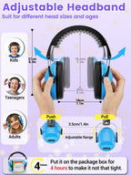 Dr.meter Noise Cancelling Headphones for Kids Adults 2 PACK, SNR27.4 Ear Protection Kids Ear Muffs, Adjustable Earmuffs for Monster Jams, Sensory Autism, Concerts, Fireworks