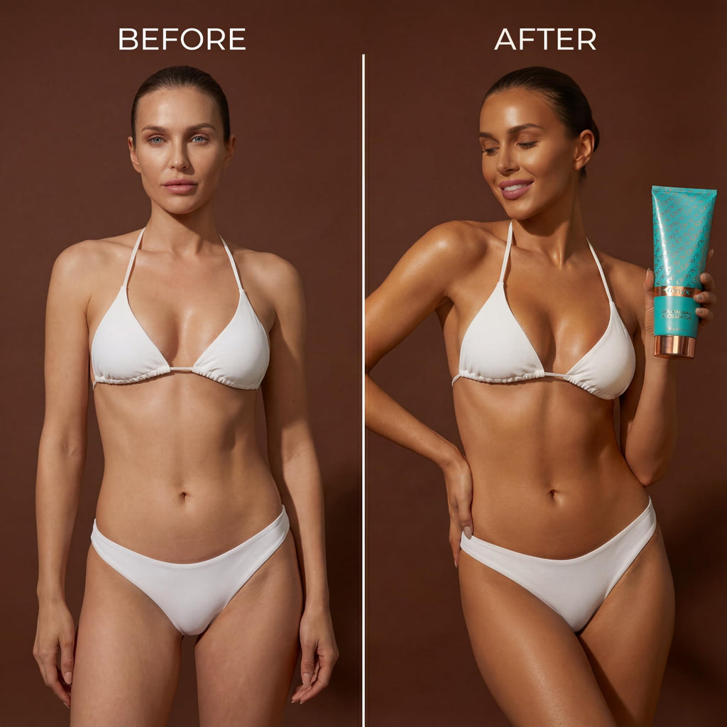 Onyx Strongest Dark Tanning Accelerator Lotion - Effective Tan Enhancer for Indoor & Outdoor Sun - Accelerates Melanin Production - No Stains & Streaks | Super Moisturizing | Tropical Scent | No-SPF