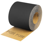 Shineboc 1200 Grit Sandpaper Roll, 3-2/3" Wide 11 Yard Wet Dry Silicon Carbide Longboard Sand Paper for Automotive Metal Wood Sanding＆Polishing