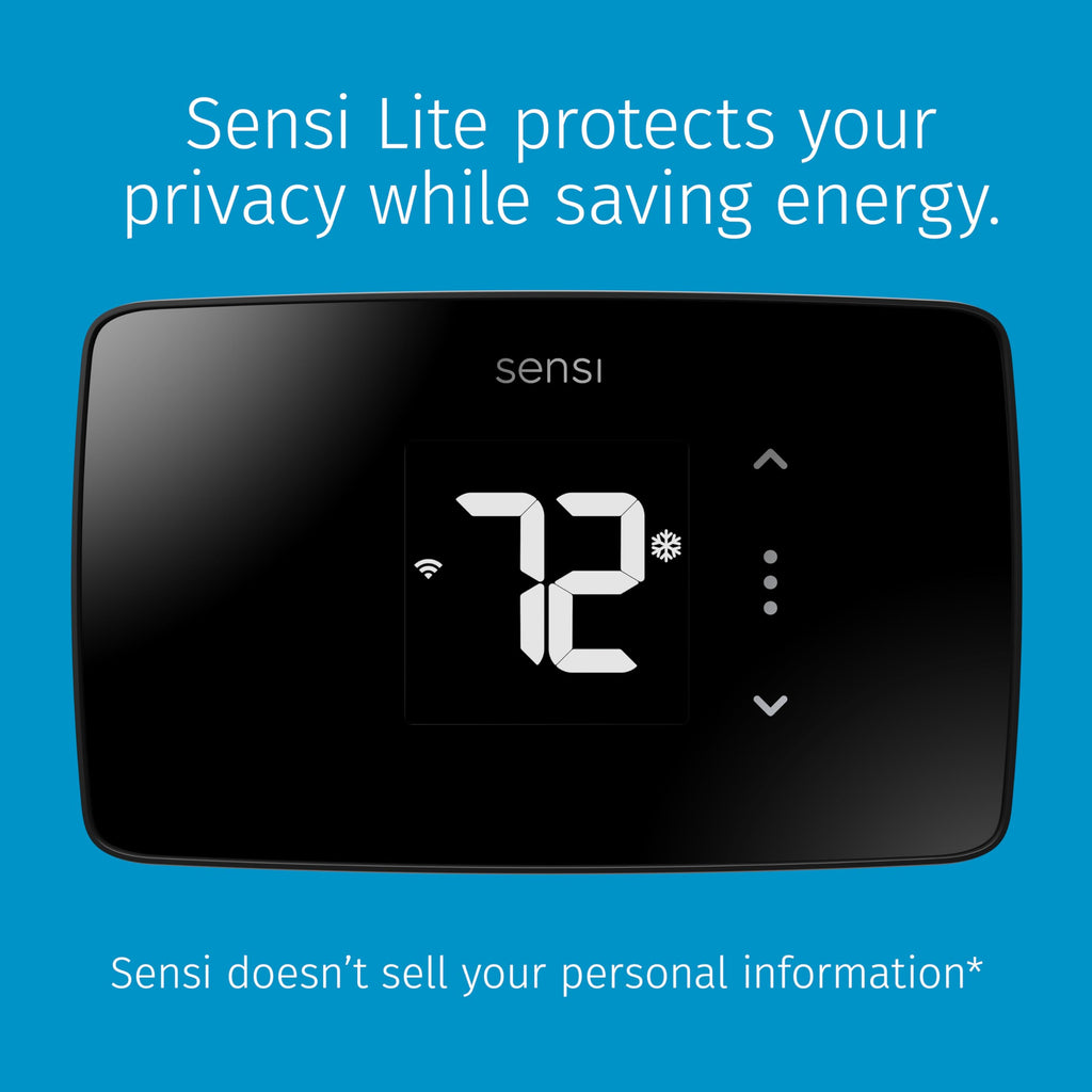 Sensi Lite Smart Thermostat, WiFi, Alexa, DIY, Energy Star Certified, ST25
