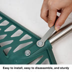 YEELOR Artificial Turf Rake with Adjustable Steel Handle from 32 to 61 Inch, Durable Artificial Grass Rake, Turf Brush for Cleaning pet Hair, Large Fallen Leaves and Dead Grass from Artificial Turf