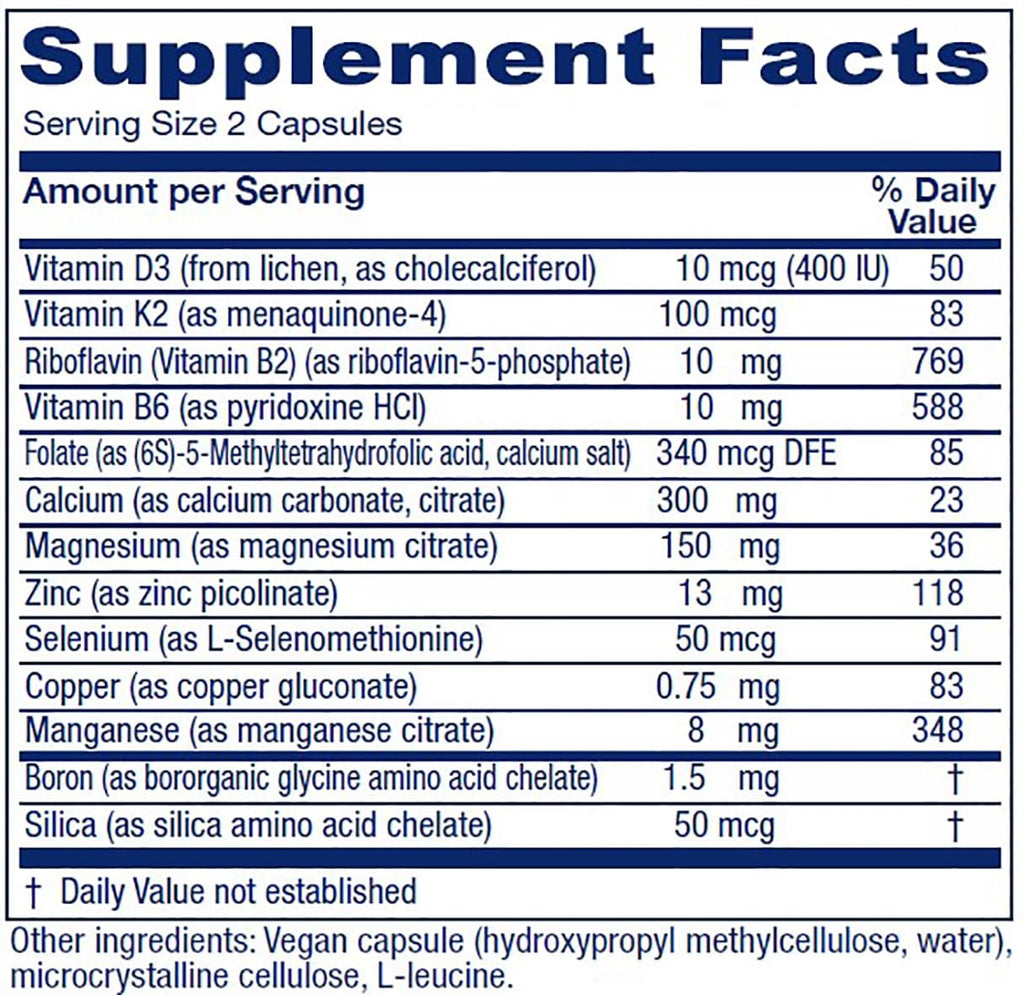Vitanica, OsteoBlend, Bone Support, Vegan, 240 Capsules