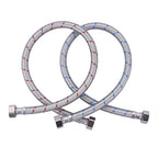 ARCORA 24-Inch Line Connects Kitchen Sink to Water Supply, Braided Stainless Steel cUPC Supply Lines 1/2 Inch FIP x 1/2 Inch FIP Sink Hose Attachment for Faucet 1 Pair
