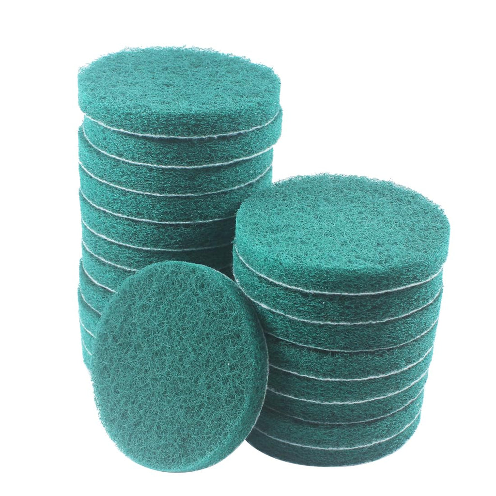 JUNLIXN 20 Pcs 5" Drill Brush Scrubber Scouring Pads