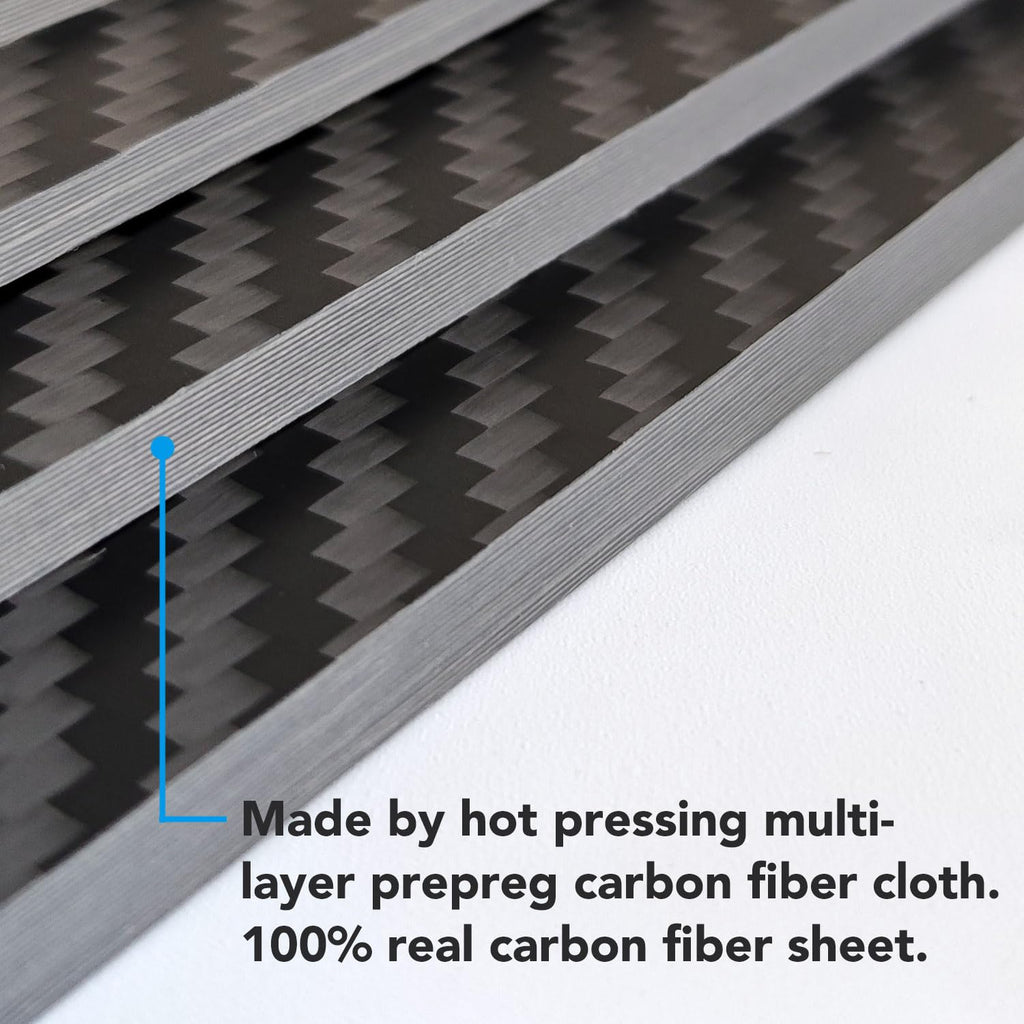cncarbonfiber 3mm 300x400mm 100% Carbon Fiber Sheet 0.5~5.0mm Available,3K Twill Matte Finish