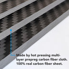 cncarbonfiber 3mm 300x400mm 100% Carbon Fiber Sheet 0.5~5.0mm Available,3K Twill Matte Finish