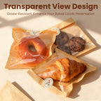 100Pcs Cookie Bags with Seal, Premium Cookie Packaging Bag SFIUYLB