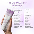 DERMAdoctor Seborrheic Dermatitis Shampoo – 2% Pyrithione Zinc Face Wash, Dermatologist Formulated Anti Dandruff Shampoo for Women, Itchy Scalp Treatment for Hair, Beard, Face & Body – 7.10 oz