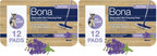 Bona® Disposable Wet Cleaning Pads for Hardwood Floors, Lavender Scent (Pack of 2)