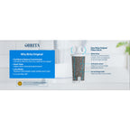 Brita Standard Pitcher and Dispenser Replacement Water Filters, White, 6