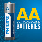 PHILIPS AA Batteries 36 Pack | 1.5v Ultra Alkaline Double A Battery | 132% More Power Then Industry Standard | Long-Lasting | 10-Year Shelf Life | Ideal for Indoor & Outdoor Use | Premium Performance.