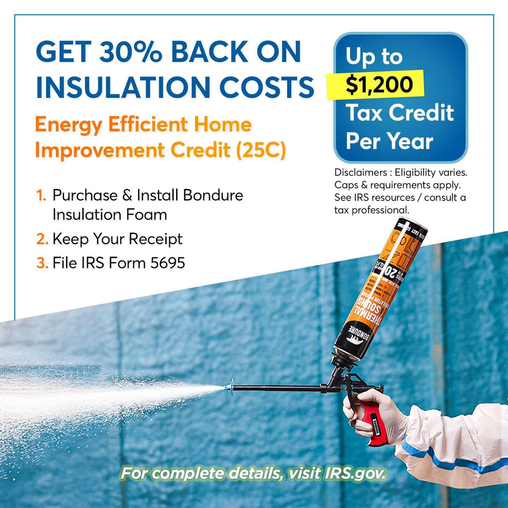 BONDURE Spray Foam Insulation, 40 Sq.Ft. (2x27.1 oz.) Closed Cell Spray Foam for Attic & Walls, Reduces Energy Bills, Accessories Not Included