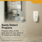 Kidde Carbon Monoxide & Explosive Gas Alarm, Plug-in & AA Battery, COPDLG