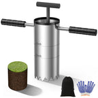 YAJAREN Portable Golf Hole Cutter Tool Stainless Steel for USGA Standard｜Detachable Anti-Slip Handle Golf Hole Digger with Depth Marks｜Backyard DIY Putting Green & Lawn Golf Practice