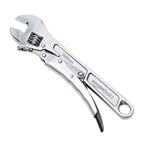 Amazon Basics 10 inch Locking Adjustable Wrench, Precision Machined, Rust Resistant, 2.7 inch x 0.75 inch