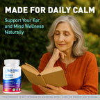 Silen Sense Calm Ears - Official Silen Sense CalmEars Advanced Formula Capsules Ear Health Support, SilenSense Pills Premium Natural Vitamins for Overall & Wellness, 60 Capsules for 1 Month