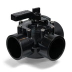 FibroPool Swimming Pool Diverter Valve – 2 Inch 3-Way Posi-Close Slip Valve, Lubeless PTFE Seats, CPVC Construction, Ideal for Pools, Spas, Heaters, Chemical Dispensers, and Salt Generators