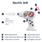 iPlay, iLearn Rocket Outer Space Toys, Kids Spaceship Playset with Space Shuttle, Electric Drill, 2 Astronauts, Educational STEM Take Apart Adventure Gift for 3 4 5 6 7 8 Year Old Boy Girl